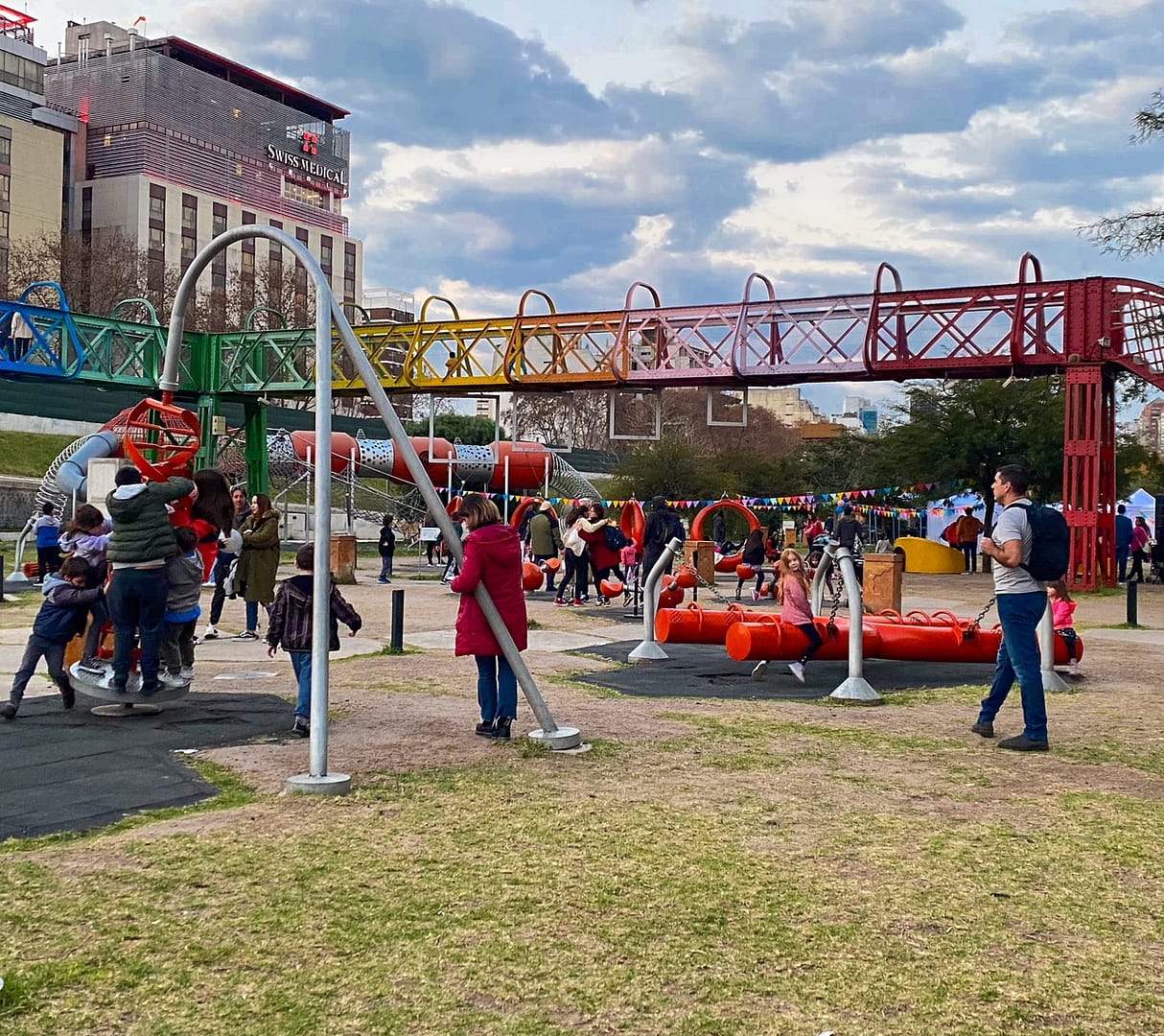 Kaia playing Parque de las Ciencias in Buenos Aires.