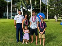 Our path to travel blogging. Military retirement ceremony.