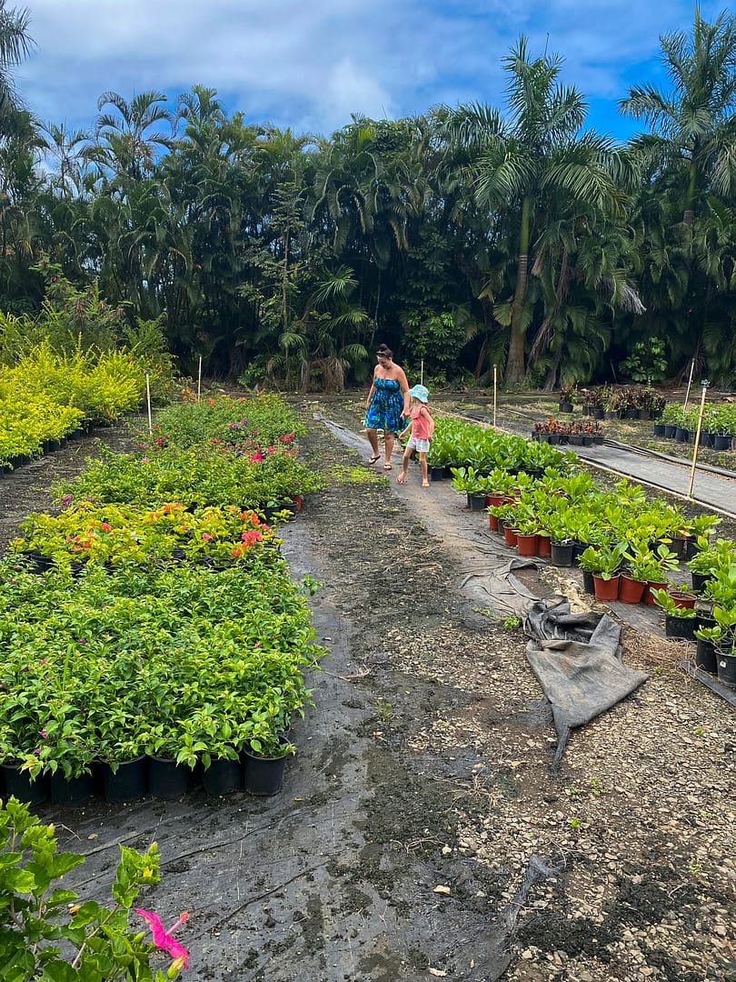 a woman and child in a nursery